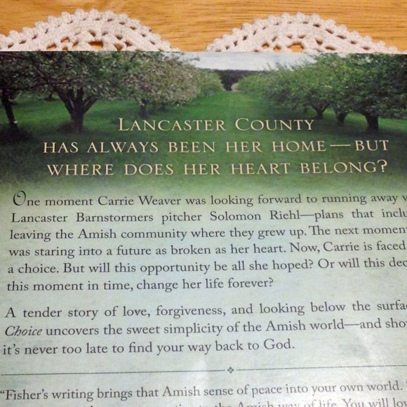 3 for $10 book sale!   Amish - The Choice, Amish Suzanne Woods Fisher! - Picture 3 of 7